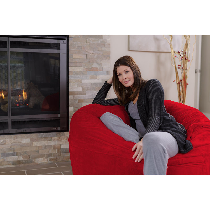 Bean Bag Chair - Shredded Memory Foam Filled Round Furniture Bean Bag Chair with Removable and Machine Washable Cover - Big Bean Bag Sofa Lounger with Soft Micro Fiber Cover - Multiple Colors, Multiple Sizes and Fabrics