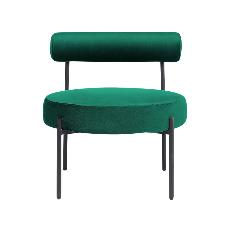 Mecosta Upholstered Side Chair, Emerald