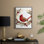 «Christmas Holiday Art CMXLII», reproduction d'art encadrée - bois massif