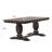5-Piece Solid Wood Rectangle Extendable Dining Set In Gray With Gear Driven 18" Takeout Leaf (seats 4-6 people)-1096473282-1096473283-1096473293