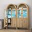 Armoire de rangement arquée avec éclairage DEL-121556364