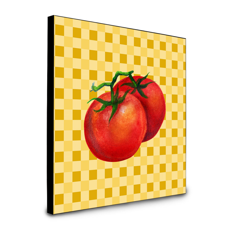 Panneau mural d’art tomate on basketweave Ladbrooke