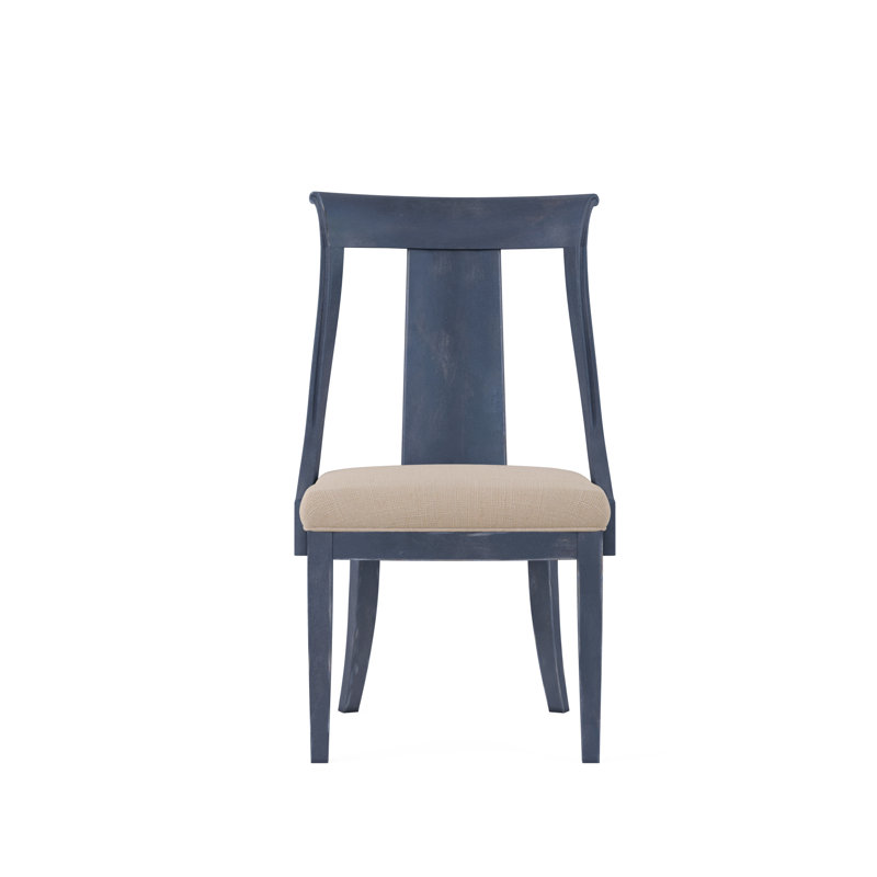 Alcove Upholstered Dining Chair, Blue