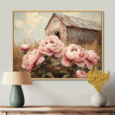 Pivoine Dorline par The Farm Fence II - pivoines, art mural