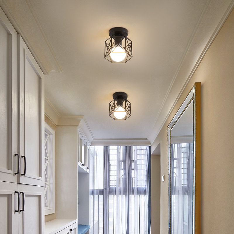 Paramonos 1-Light Flush Mount Ceiling Light