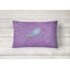 Coussin décoratif intérieur/extérieur mauve libellule