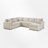 U-Shaped Sectional Sofa With Chaise-822394400
