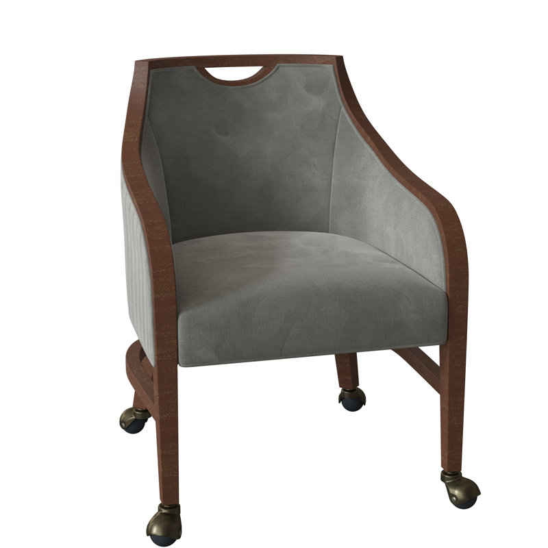 Fauteuil l 24 po Anthony, Noyers, 9953 Polyester étain