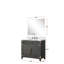 Meuble-lavabo simple. Ensemble de comptoir, miroir et robinet-919347303