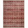 Mirabelle Floral Area Rug in Rust