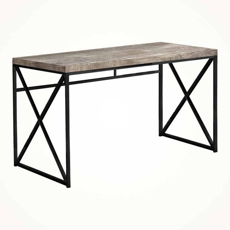 Bureau d'ordinateur brun clair Pocillo