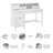 Katia 54W Computer Desk with Drawers and Desktop Organizer-1405179370