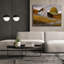  «Autumn Gold Stones» par Michael Fratrich, art mural sur toile, 54 po x 40 po