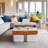 Kreitman Lift Top Extendable Nesting Coffee Table Set With Storage & 4 Stools