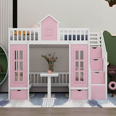 Lit superposé avec tiroirs Roseanna Kids