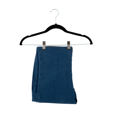 Cintres Kieva en velours antidérapant avec pinces pour robe / chandail