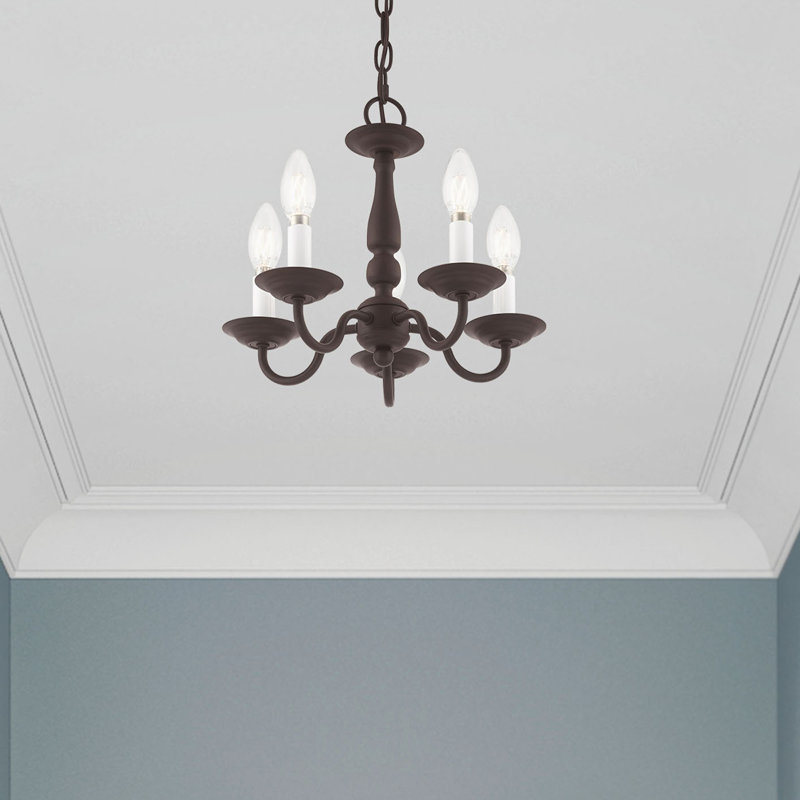 Benedetto 3 - Light Dimmable Classic / Traditional Chandelier, Bronze