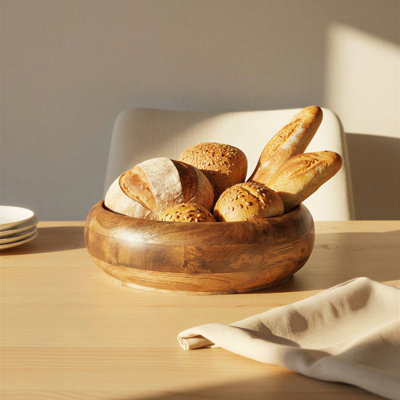 Bol rond en bois de manguier