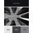 Machine Washable Paizlei Hong Kong Skyline Sleek & Chic Modern Geometric Rug in Black – Black Binding-703710267