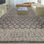 Tapis gris de haute qualité noué à la main