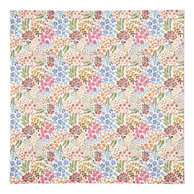 Cotton Floral Square Napkin