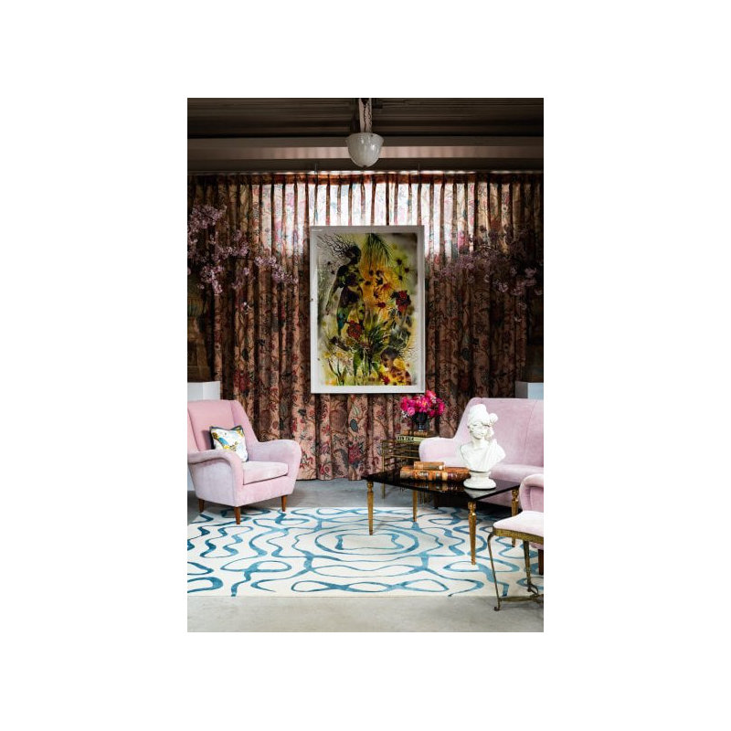 Ken Fulk Sonic Wave Area Rug, Rectangle 6' x 9'
