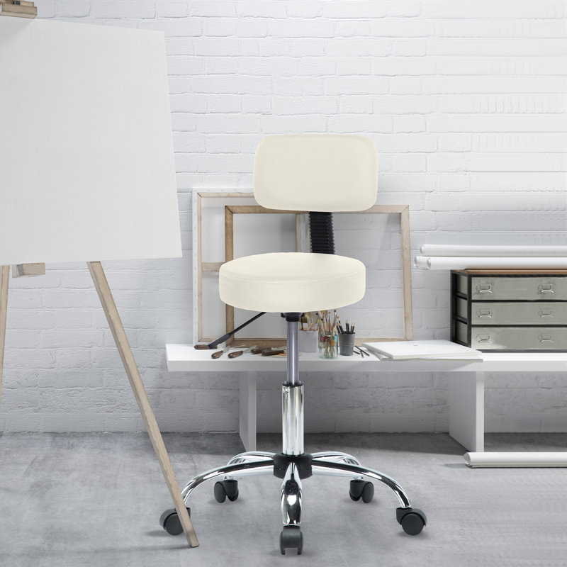 Ensemble de 4 tabourets à dessin, Crème