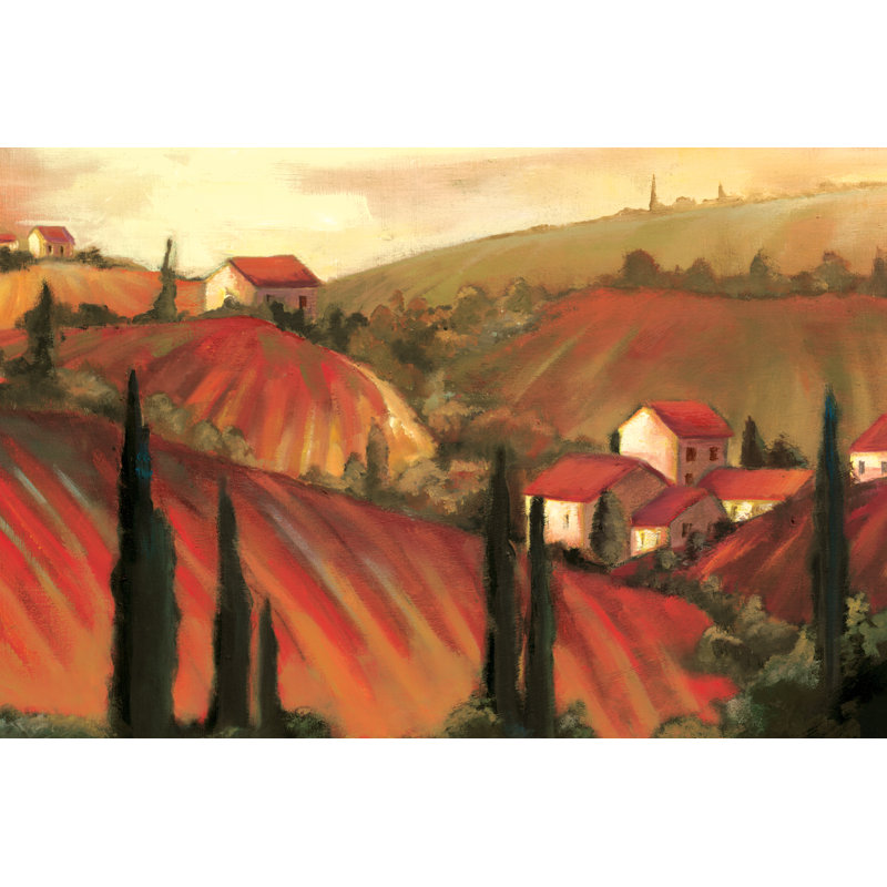 Tuscan 5 - Wrapped Canvas Painting, 30cm H x 46cm W x 3.8cm D