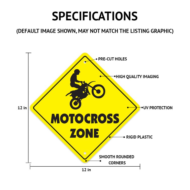 WARNING BABY MOTOCROSS DIRT BIKE FMX RIDER ON BOARD STICKER DECAL SIGN  PRINTED