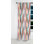 Rétro rayures pastel et motif tourbillon - Rideau rayé occultant - 1 panneaux