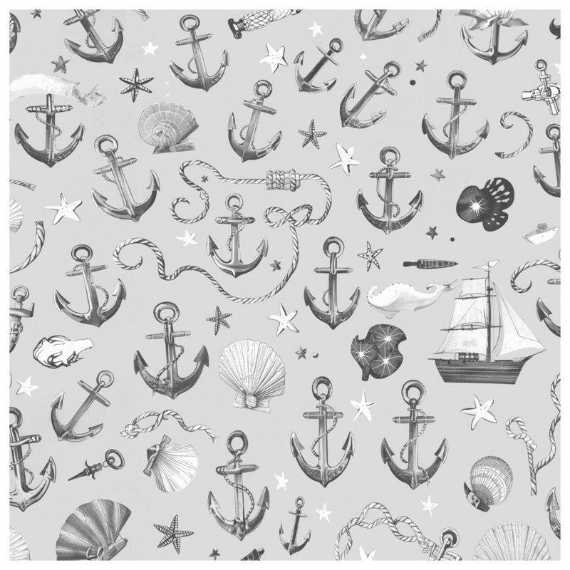 Nautical Anchor Shells Duvet Covers, Twin
