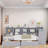 Wooden L-shape Daybed With 3 Cabinets And 2 Drawers, Study Desk And Built-in Bookshelf-764790802