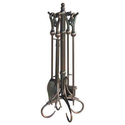 Ensemble d’outils de cheminée 5 pièces Valdivia