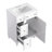 24-Inch Bathroom Vanity Cabinet With Ceramic Sink, 2 Drawers, 1 Door-735833902