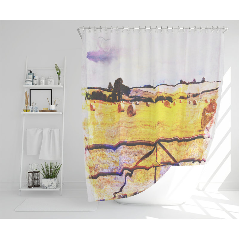 Dillmon Polyester Shower Curtain Set