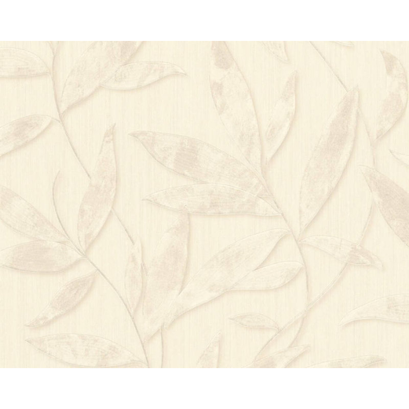 Rouleau de papier peint L 33 pi x l 21 po Kaly-Leigh, Gris beige