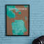 San Francisco City Map - No Frame Print-1247813971