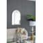  Arched Mirror With Metal Frame, Wall Mirror For Living Room Bedroom Entryway-1469683194-1469683184