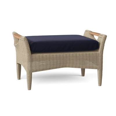 Culebra Rectangle Outdoor Sunbrella® Ottoman Patio Ottoman