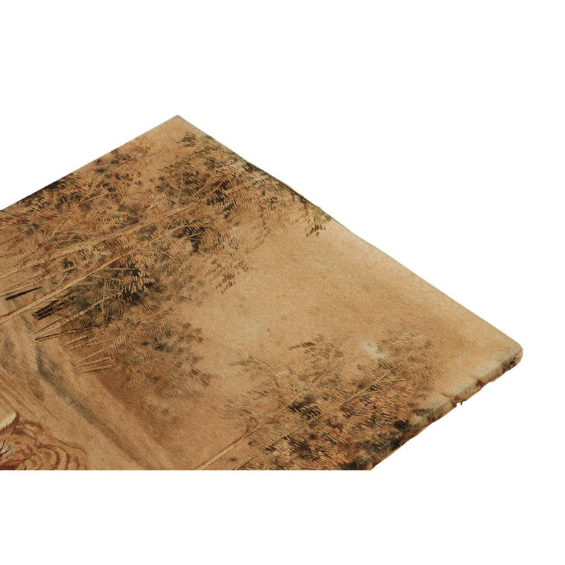 Silk Animal Print Area Rug