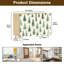 Buffet Buffet avec rangement Aquarelle Evergreen Forest Green Pine avec 2 portes pour le salon et la cuisine