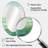 Minimalism Harmonic Horizon Landscape III - Abstract Oval Decorative Mirror On Metal-1326329284