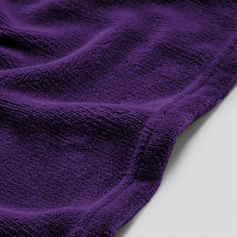 Reversible Faux Fur Mink Fleece Blanket Throw - Ultra Soft Plush Luxury Sofa & Bed Throw, Warm Light, Purple