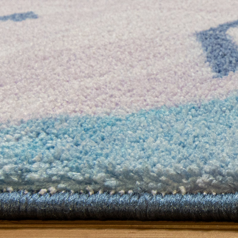 Tapis pour enfant en peluche «Follow Your Heart» Licensed Disney Frozen Elsa