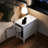 Flip Top End Table with Charging Station USB Ports Outlets and Drawer-1081956972