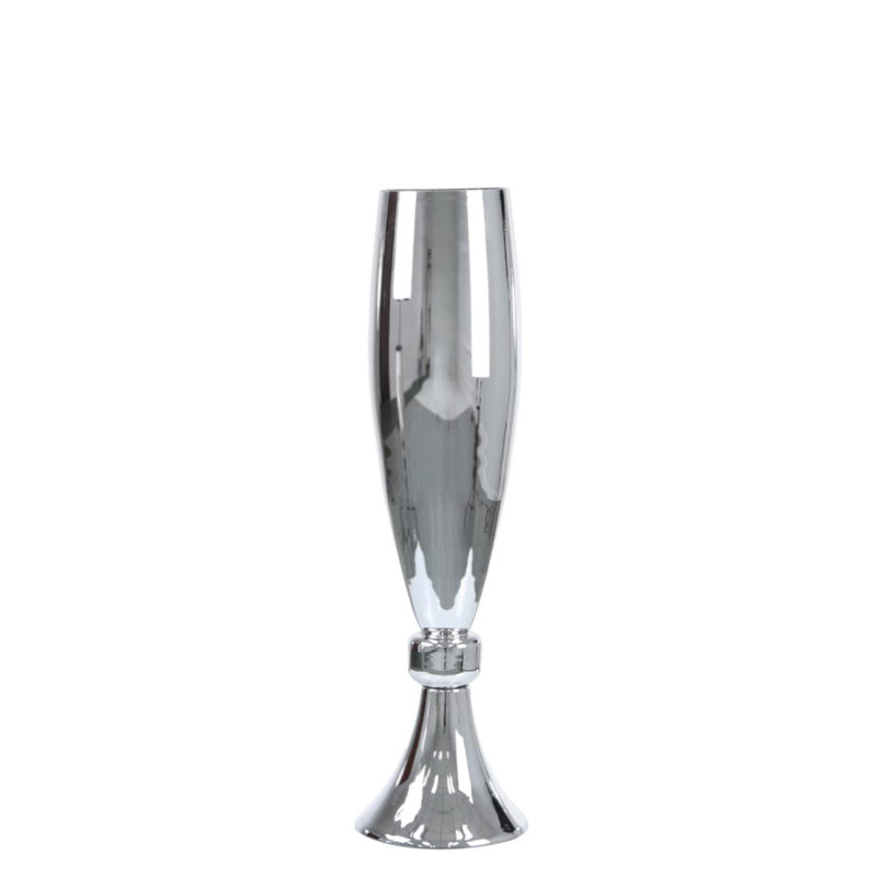 Bowie Glass Floor Vase, 70cm H x 18cm W x 18cm D