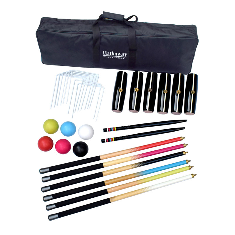 Ensemble de croquet de luxe