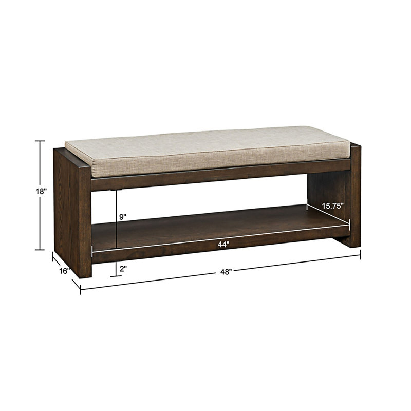Banc d'appoint avec tablette