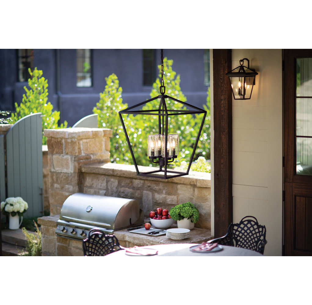 Alford Place Outdoor Pendant Light, Oil Rubbed Bronze, 100W