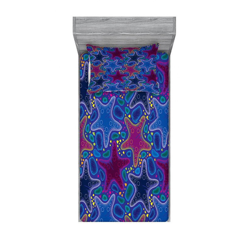 Microfiber Sheet Set, Twin Sheet Set with Fitted Sheet